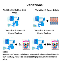 Bubble Bazooka Pro: Electric 2-in-1 Rocket Bubble Gun — Fast Bubbles for Parties, Beach & Backyard Fun