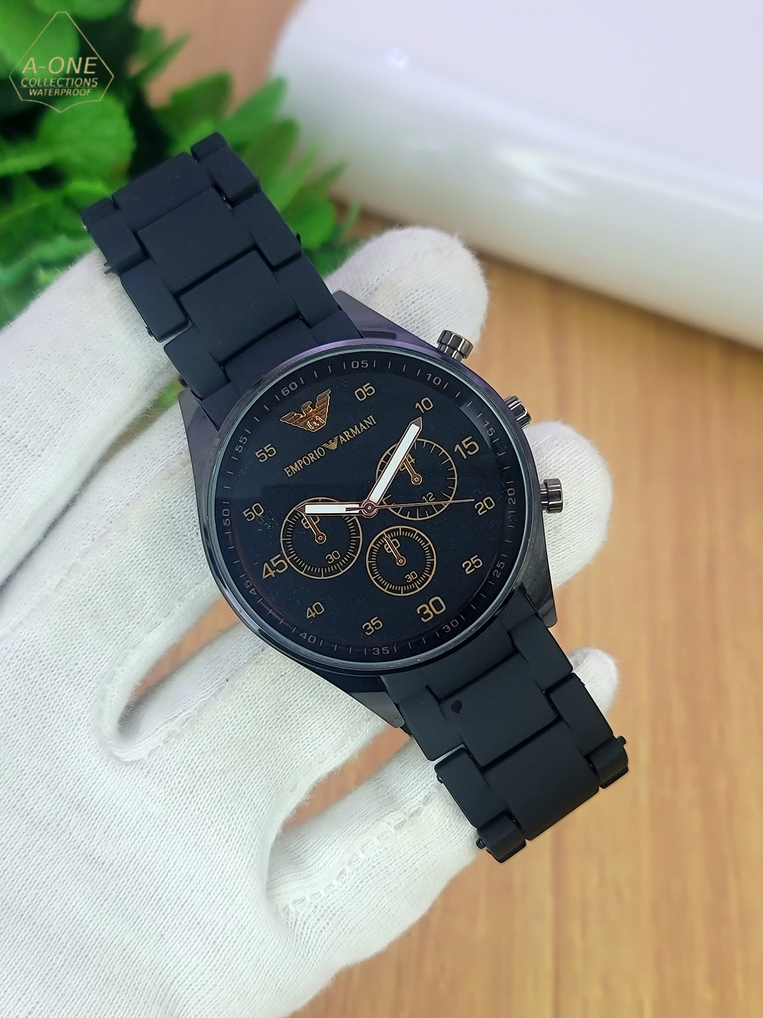 AA1 emporio armani Stylish Watch Adjustable Strap | Best Quality Watch for Men (single watch )